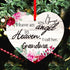 SICOHOME Memorial Christmas Ornament, I Have an Angel in Heaven, Sympathy Gift for Loss of Grandma