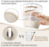 2 Pack 16oz (2 Set-Oat SOLIGT Overnight Oats Containers with Lids, Folding Spoons and Divided Compartments for Fruit