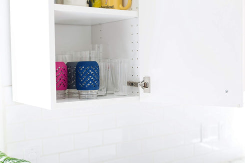 Silicone Mason Jar Sleeve - Fits 16oz (1 Pint) Regular-Mouth Jars | Package of 4 Multicolor