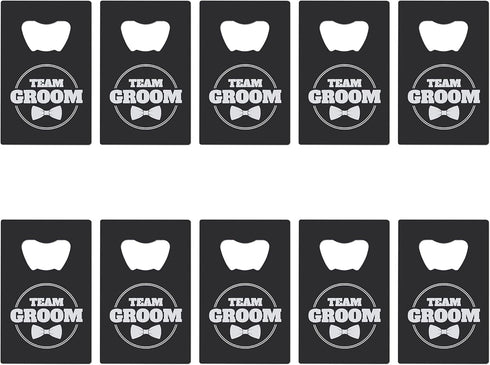 Groomsmen Bottle Openers, 10 Pack Groomsman Gifts for Team Groom