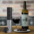 COKUNST Electric Wine Openers - Reusable Corkscrew Opener with Foil Cutter, Battery Operated Stainless Steel