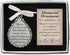 Cathedral Art Abbey & CA Gift Tear-Shaped Memorial Ornament, One Size, Silver, Christmas