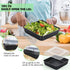 TeamFar 9 Inch Square Cake Pan with Lid, Non-Stick Square Baking Roasting Pan with Stainless Steel Core