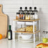 Set 4 Counter UKCS010N01 SONGMICS Cabinet Organizer Shelf, of Kitchen Shelves, Kitchen Storage, Spice Rack, Stackable