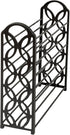 4 SHO-09597 Honey Can Do Tier Butterfly Shoe Rack Black
