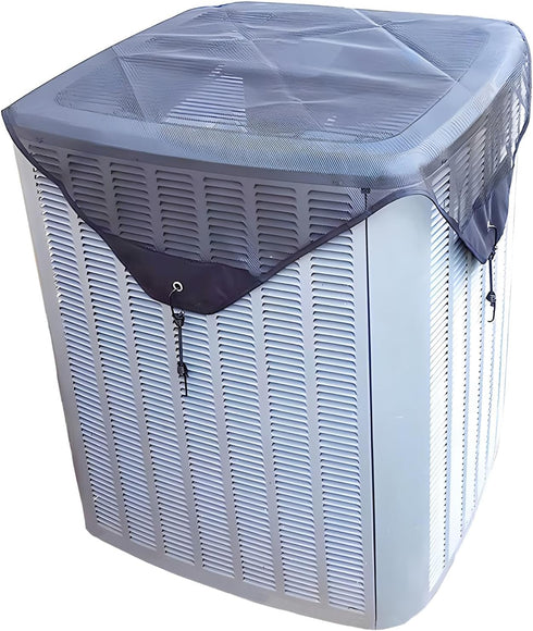 Central Air Conditioner Cover for Outside Units, Durable Leaf Guard Mesh AC Cover (40" x 40")