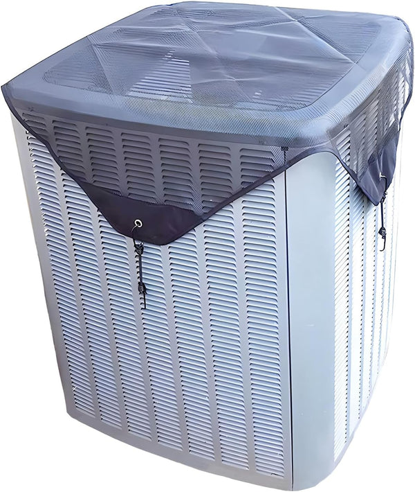 Central Air Conditioner Cover for Outside Units, Durable Leaf Guard Mesh AC Cover (40" x 40")