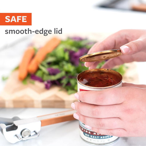 Full Circle Smooth Operator, Smooth-Edge Stainless Steel Can Opener: Safe, Easy, and Eco-Friendly by Full Circle