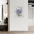Farmhouse Lavender Bathroom Flower Decor, Just Breathe Rustic Hummingbird Canvas Painting Prints for Bedroom 12"x16"