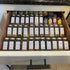 Expandable Spice Drawer Rack Organizer Insert, Multi Tier Adjustable Shelf for Kitchen Cabinet Storage