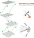 Small White 4 Tier Vertical Shoe Rack Shelf - Metal Tall Shoe Organizer for Entryway, Bedroom, Living Room - Space
