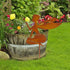 Zerodis Decorative Garden Stakes, Garden Fairies Metal Art Garden Stakes Fairy Silhouette Metal Yard Stakes Arts Outdoor Garden Decoration Silhouette (C) by Zerodis