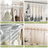 Amazer Shower Curtain Hooks Rings - Rust-Resistant Stainless Steel Double Hooks, Set of 12, Chrome