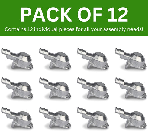 Spare Hardware Parts #121762) (Pack 12) Old Billy Bookshelf Pins (Replacement for IKEA Part