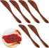 6Pcs Wooden Butter Knife, 5.9 Inch Jelly Cheese Spreaders for Kitchen & Restaurant (6Pcs)