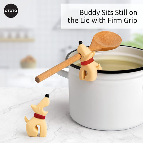 Funny Spoon Holder by OTOTO - Spoon Rest for Stove Top, Cool Kitchen Gadgets and Gifts