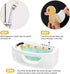 4.5" 3.5" Secopad Non Slip Bathtub Stickers, Duck Adhesive Kids Anti Slip Decal Treads for Shower and Bath Tub