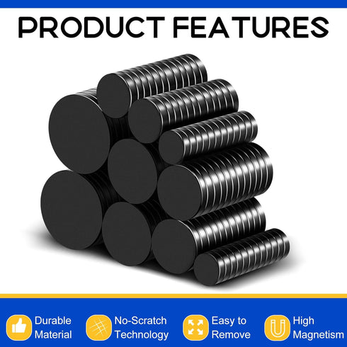 Strong Small Magnets, 120Pcs Tiny Rare Earth Neodymium Magnets, 5 Assorted Sizes Premium Disc Office Magnets for Crafts