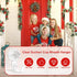 Heavy Duty Wreath Door Hanger, Clear Suction Cup Hooks for Front Door, Plastic Hook for Halloween Christmas Décor