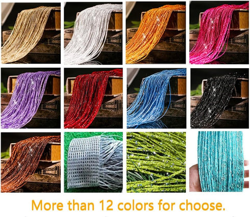 1x2 M Door String Curtain Rare Flat Thread Fringe Panel Room Divider for Wedding Coffee House
