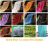 1x2 M Door String Curtain, Rare Flat Silver Ribbon Thread Fringe Window Panel Room Divider, Blue