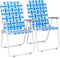 Volowoo Outdoor Folding Chaise Lounge Chair, Adjustable Portable Lightweight Reclining Garden Sun Lounger