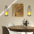 Set 2, SNAIL GARDEN Wall Candle Sconces Holder of Flame-Like Wall Decor Sconces Decorative Wall Sconces for Candles