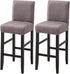 FUANGUI Bar Stool Covers Set of 2, Stretch Removable Bar Stool Seat