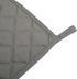 6 Pack Cotton Pot Holders Set, 7 Inch Heat Resistant Hot Pads for Cooking and Baking, Dark Grey