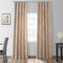 HPD Half Price Drapes Designer Damask Curtains, 96 Inches Long, Faux Silk Room Darkening (1 Panel)