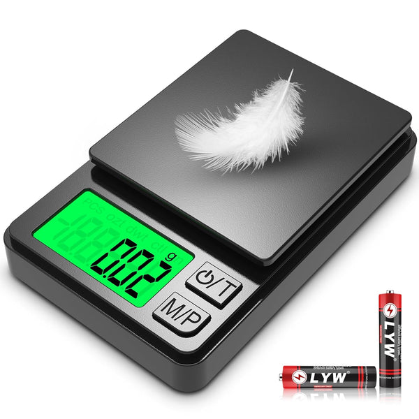 Pocket Scale, 1000g x 0.01g Precision Digital Scale for Kitchen, Jewelry, Herb, Great for Travel