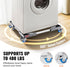 Mini Fridge Stand, 27'' Universal Mobile Base with 4 Locking Swivel Wheels, Adjustable Mover for Washer, Refrigerator