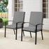 42" 21" 3" Outdoor High Back Cushions Patio Fade Resistant Chair Cushion with Ties, Waterproof Solid Seat and Back