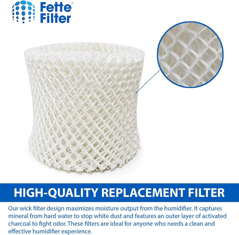 Fette Filter - Filter C Humidifier Wicking Replacement Filter for Honeywell HC-888 HC-888N, 2-Pack
