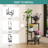 4-Tier viewcare Plant Stand, Heavy Duty Metal Planter Rack -Indoor/Outdoor Shelves - Display Multiple Flower Pots, Iron