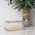 Counter Fox Run Glass Butter Dish With Cover, Clear Butter Dish For The or Refrigerator