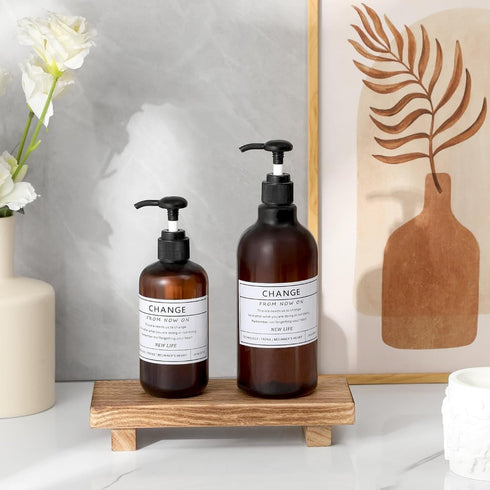 Purearth counter, Counter, 9 4 Inches) Wood Risers for Desk Organizer, Tray For Bathroom, Riser for kitchen Wood Stand