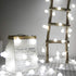 WERTIOO 33ft Battery Operated String Lights with 100 LEDs Globe, Remote Control, 8 Modes, Timer, Indoor/Outdoor (White)