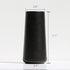 VanEnjoy 7" Minimalist Black Ceramic Vases - Home Office Decoration Frosting Finish Vase (Medium Plain)