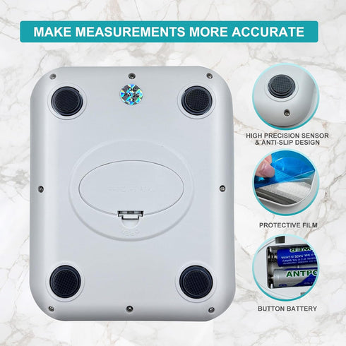 Food Scale, 11lb Kitchen Scale with 6 Units, Tare Function & LCD Display, Stainless Steel Digital Scale for Cooking