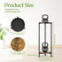 2 30 Inch iDavosic.ly Tier Corner Plant Stand Indoor, Tall Vertical Metal Flower Heavy Duty Pot Holder Shelf Outdoor