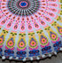 22" CRAFT KALA Floor Pillows Cover for Sitting, Large Meditation Cushions Cover for Adults, Bohemian Mandala Round Pouf