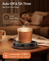 50W 4 12H Coffee Mug Warmer for Desk, Fast Heating Cup Warmer with Smart Display, Temps & Timer, Auto Shut Off for Tea