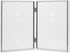 Lawrence 650057D Silver Metal Picture Frame, 7.1-Inch x 10.3-Inch