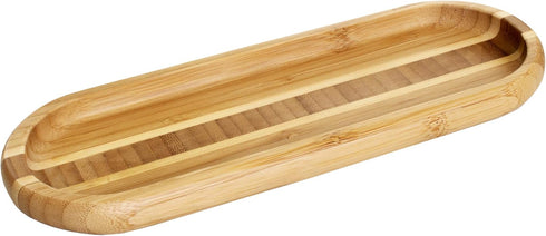 Totally Bamboo Catch All Spoon Rest for Kitchen Counter, 10" x 3.5"