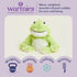 warmies Microwavable & Weighted Stuffed Animals, Frog - Heated Stuffed Animal Plushie for Warmth & Comfort - Cute Soft