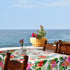 Tatuo 2 Pcs Large Summer Floral Table Cloth, Hawaiian Tropical Disposable Table Covers for Luau Party (51.2 x 86.6