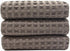 VeraSong 16x24 Inch 3 Pack Waffle Weave Thick Microfiber Dish Drying Towels Absorbent Tea & Hand Towel Lint Free Gray