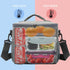 FlowFly Insulated Reusable Lunch Bag, Large Lunch Box for Women and Men, Grey