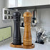 BINHAI Salt and Pepper Wood Mill Tray, Retro Colour Pepper Grinder Rest, Work Surface and Dining Table Protector
